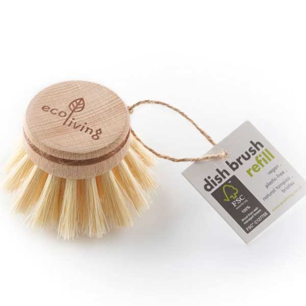 Wooden Dish Wash Replacement Head - ecoLiving