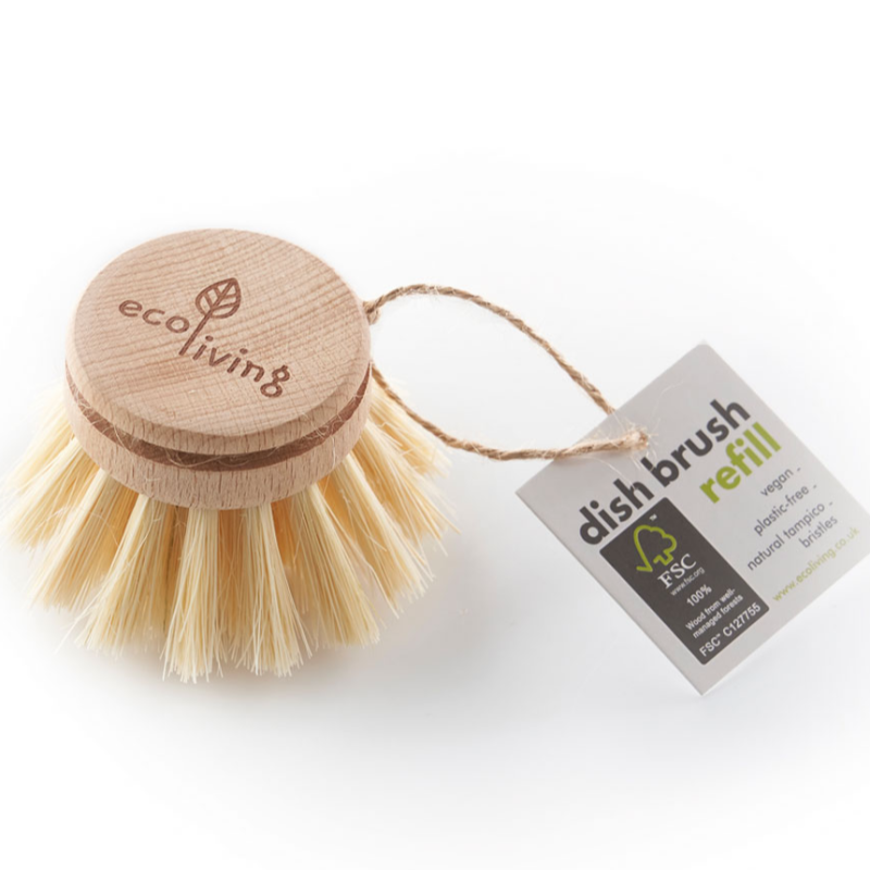 Wooden Dish Wash Replacement Head - ecoLiving